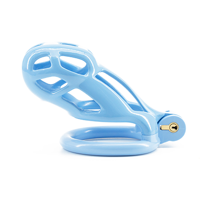 Cobra Blue Chastity Cage - Standard