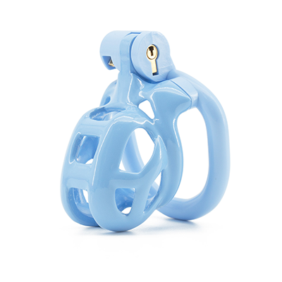 Cobra Blue Chastity Cage - Nub