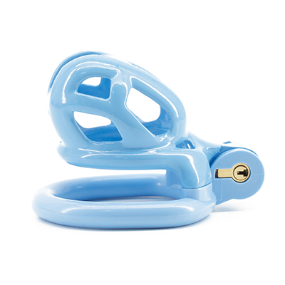 Cobra Blue Chastity Cage - Nub
