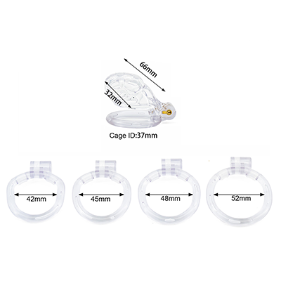 Cobra Clear Chastity Cage - Small