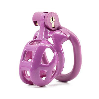 Cobra Purple Chastity Cage - Nub