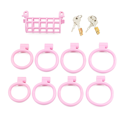 Dock & Lock Chastity Cage - Pink