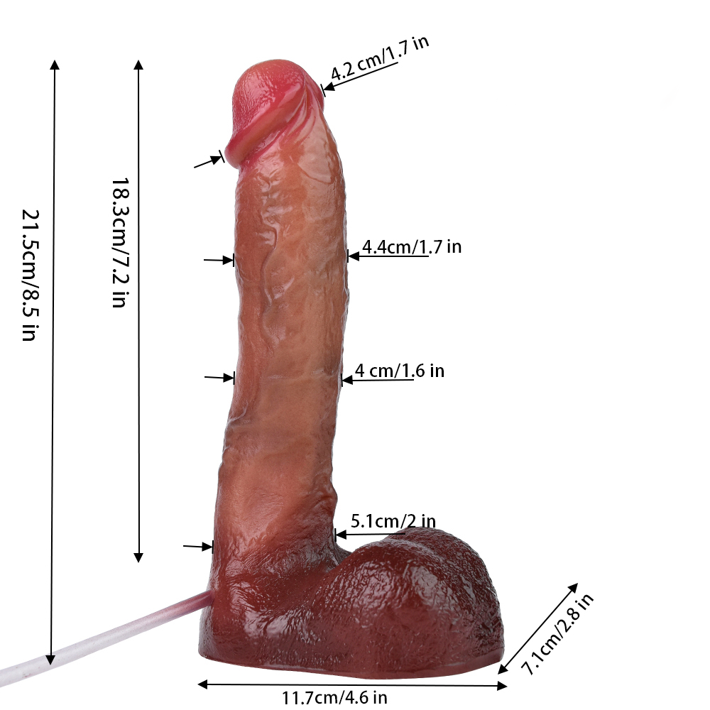 "Dante" 7 Inch Realistic Squirting Dildo