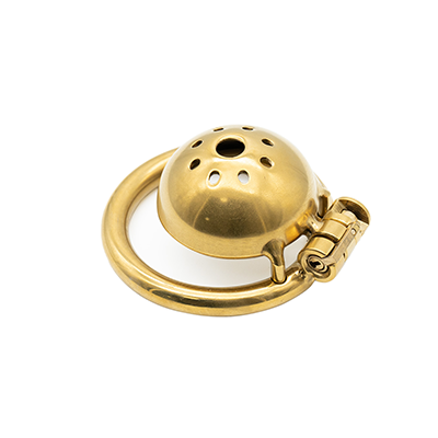 Nub Cap Chastity Cage - Gold