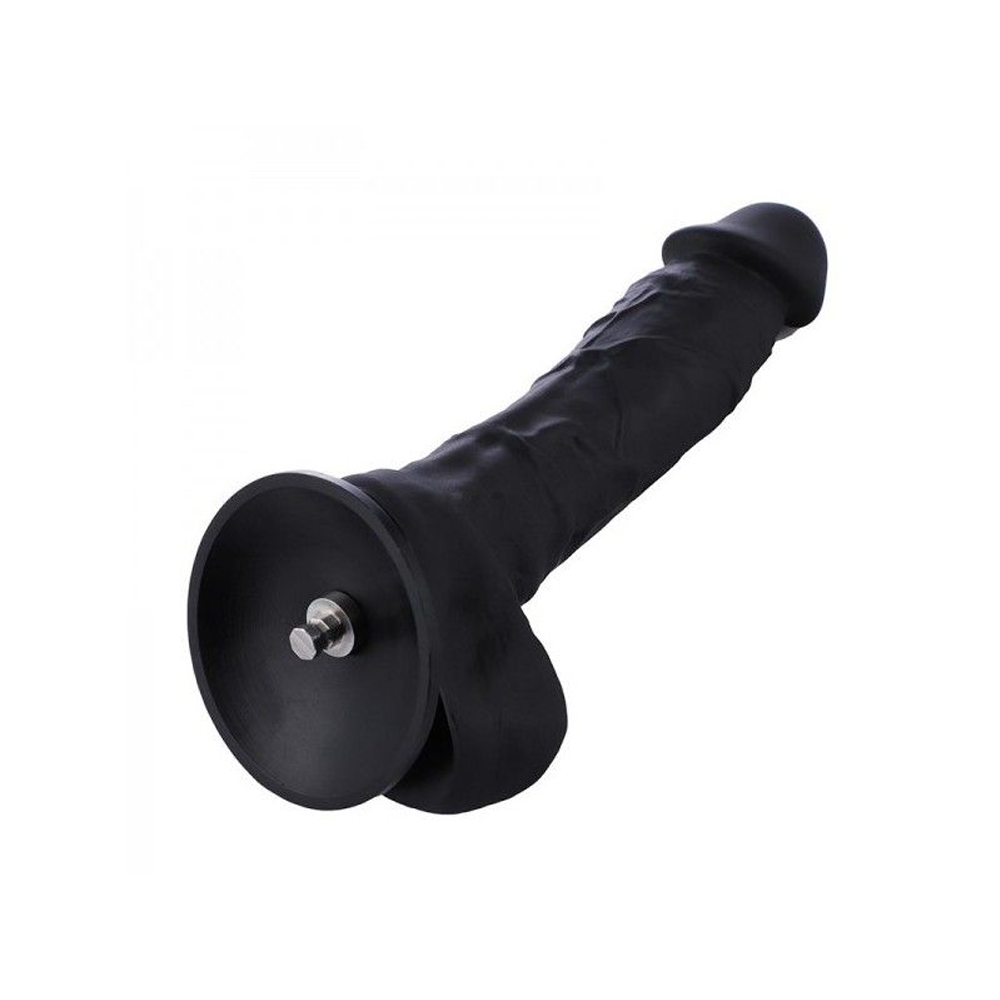 Hismith Black 6 Inch Dildo - Flexible