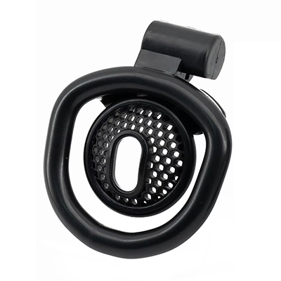 Honeycomb Black Chastity Cage - Inverted