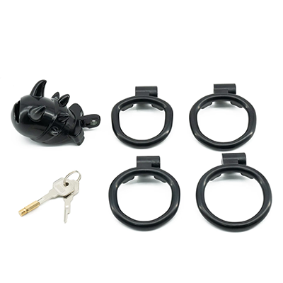 Impish Resin Chastity Cage - Black
