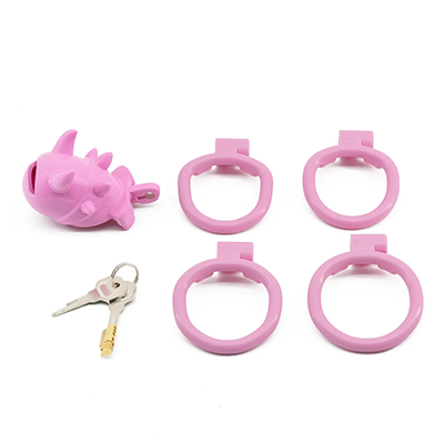 Impish Resin Chastity Cage - Pink