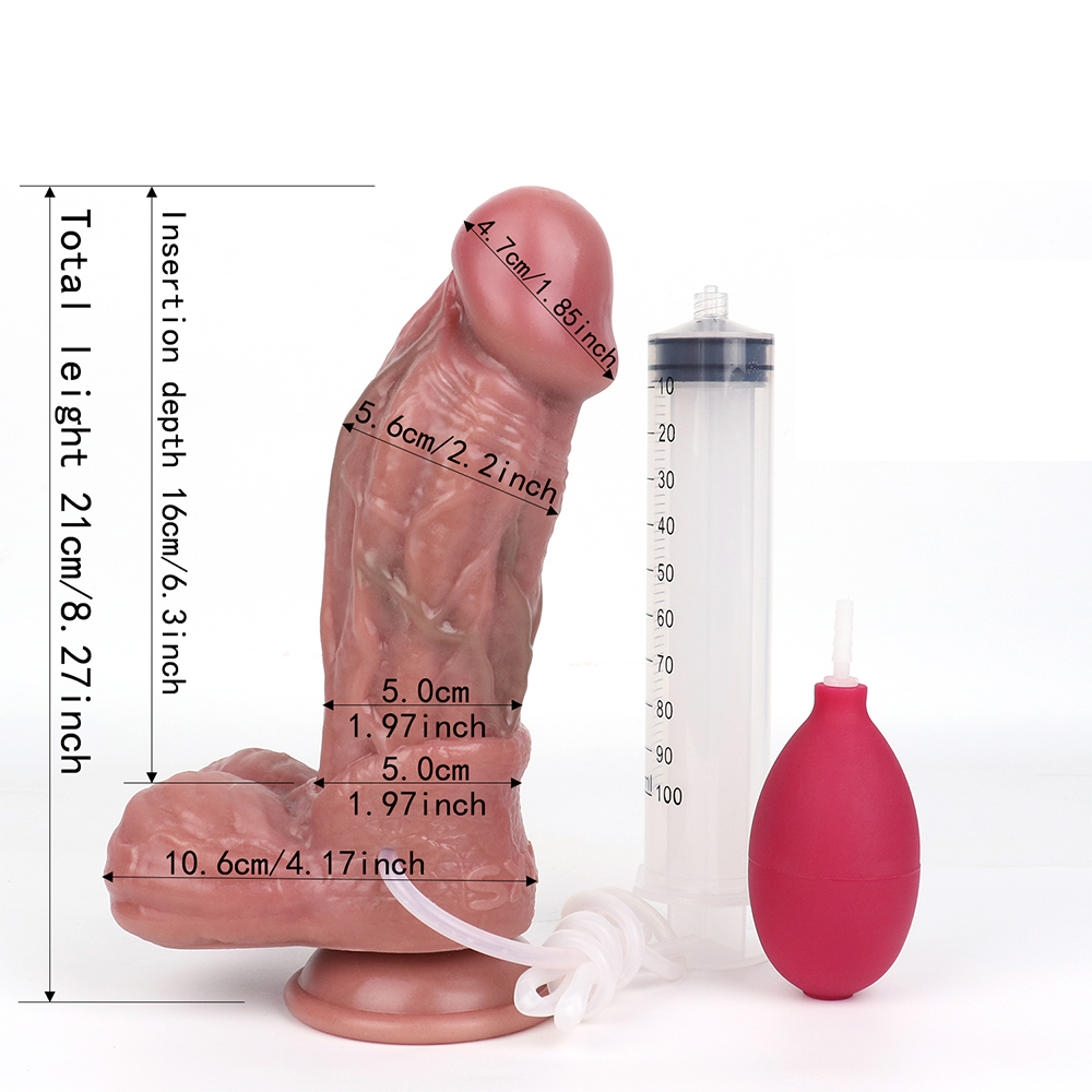 "Kyle" 6 Inch Realistic Squirting Dildo
