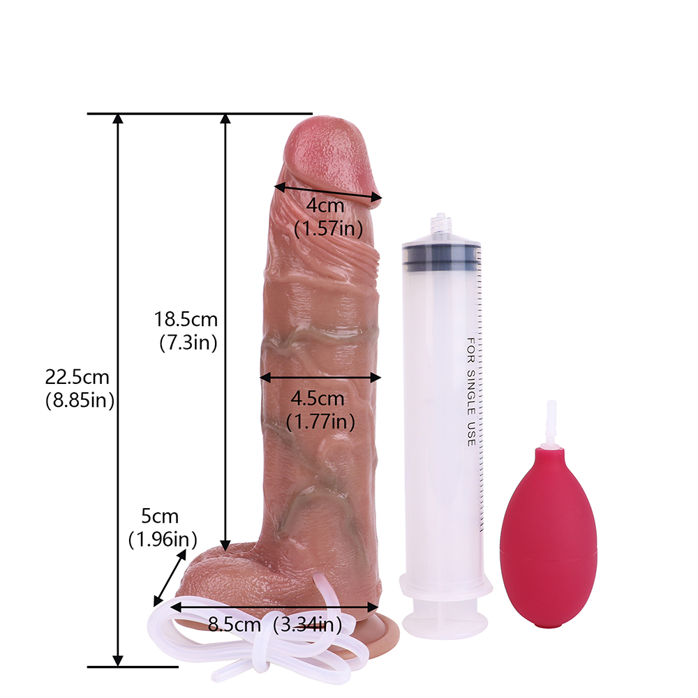 "Mateo" 7 Inch Realistic Squirting Dildo