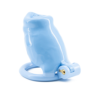 Omega Blue Chastity Cage - Small