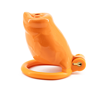 Omega Orange Chastity Cage - Small