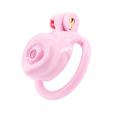 Omega Pink Chastity Cage - Nub