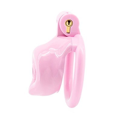 Omega Pink Chastity Cage - Nub