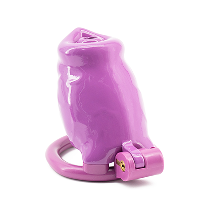 Omega Purple Chastity Cage - Small