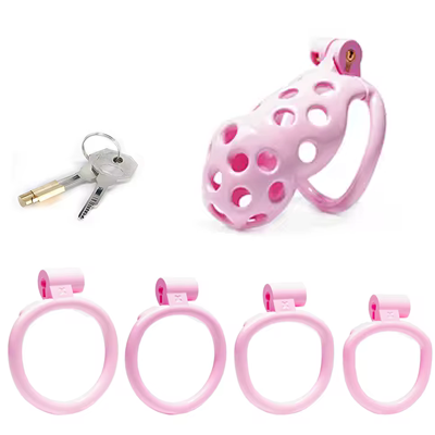 Portal Pink Chastity Cage - Standard