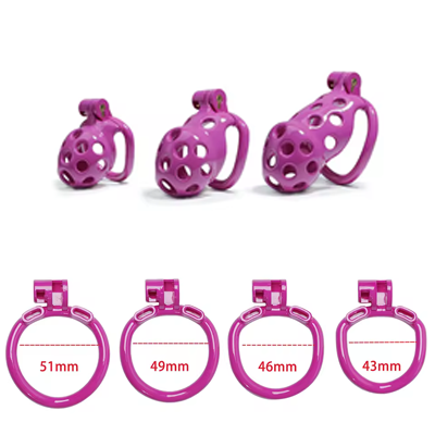 Portal Purple Chastity Cage - Small