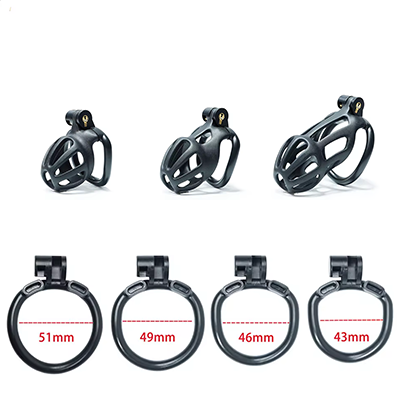 Python Black Chastity Cage - Small