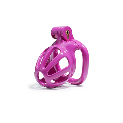 Python Purple Chastity Cage - Nano