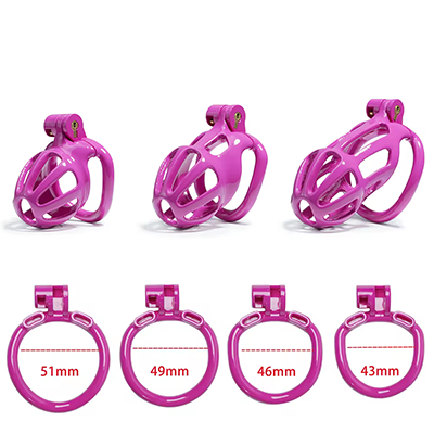 Python Purple Chastity Cage - Standard