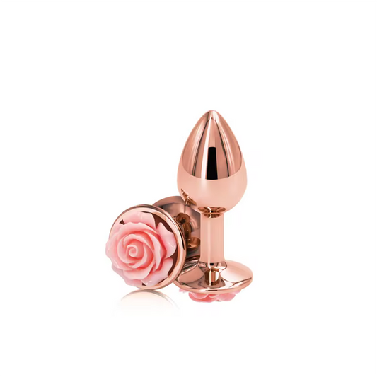 Rose Butt Plug Set - Rose Gold