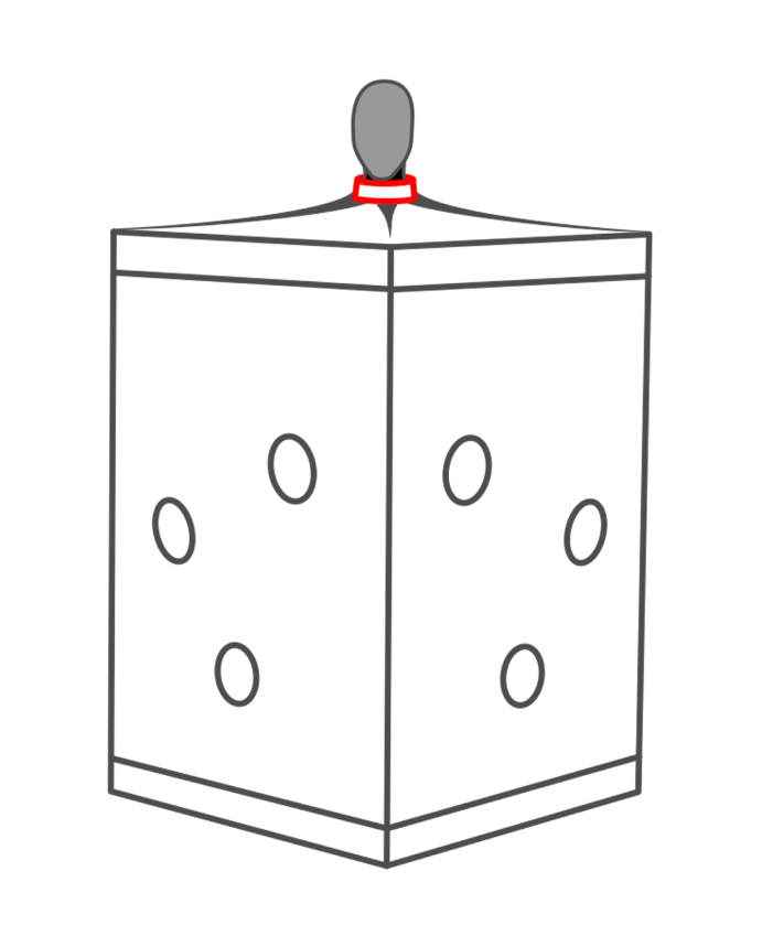 Secret Dome Scandale Cabin - Black & Red