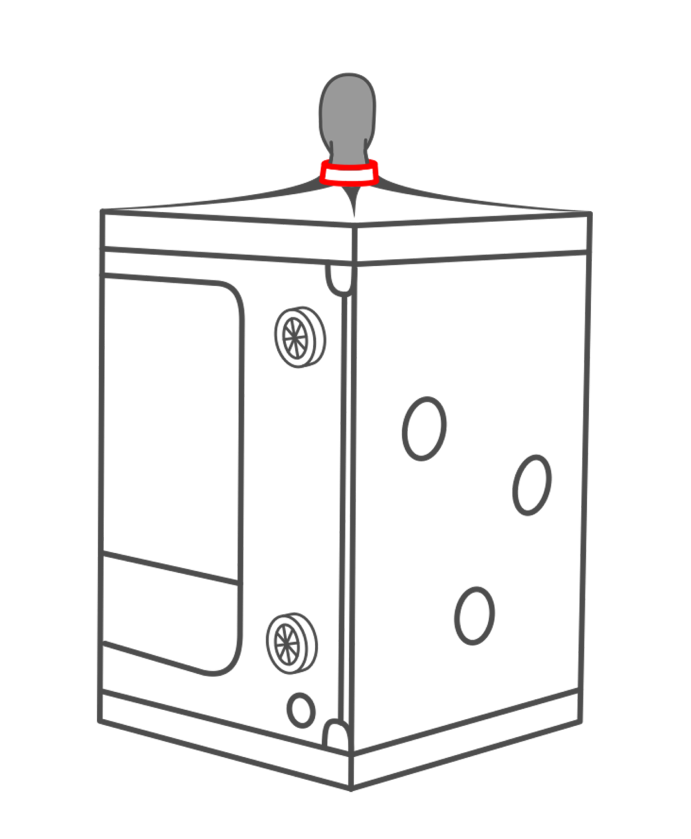 Secret Dome Scandale Cabin - Black & Red