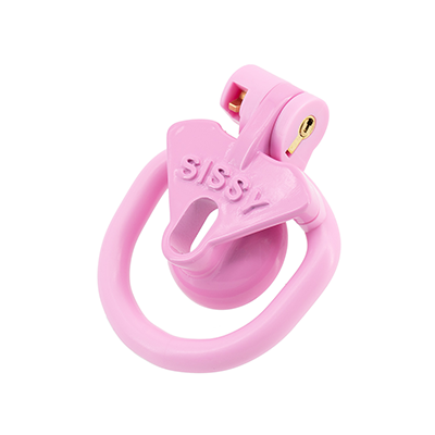 "Sissy" Inverted Chastity Cage - Pink