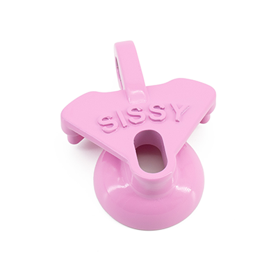 "Sissy" Inverted Chastity Cage - Pink