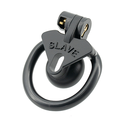 "Slave" Inverted Chastity Cage - Black