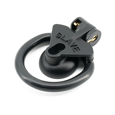 "Slave" Inverted Chastity Cage - Black
