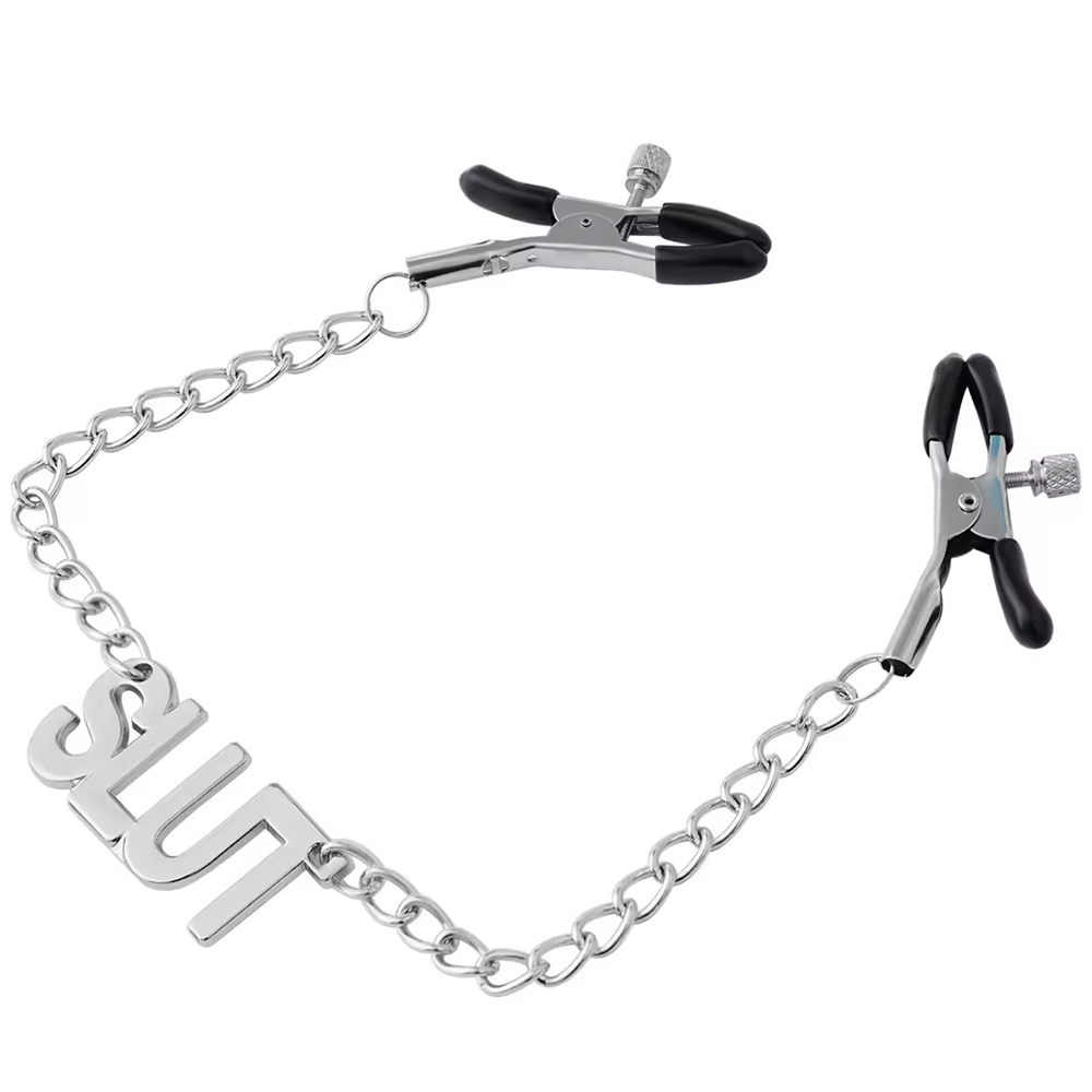Slut Chain Nipple Clamps