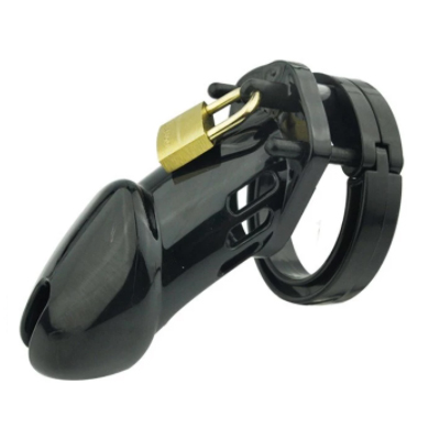Classic Resin Chastity Cage - Black