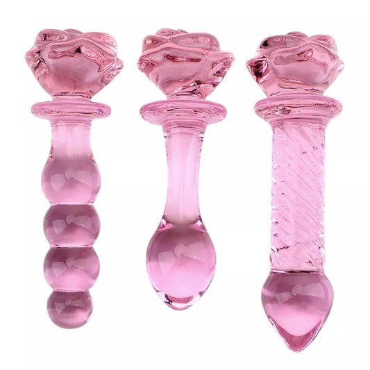 Crystal Rose Butt Plug