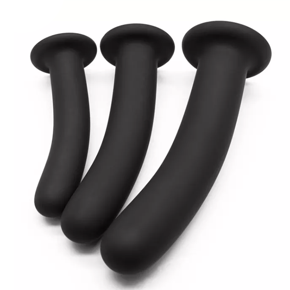 Curved Silicone Butt Plug
