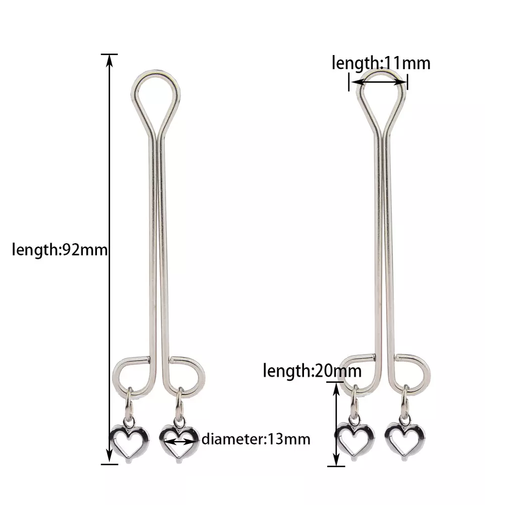 Love Heart Nipple Clamps
