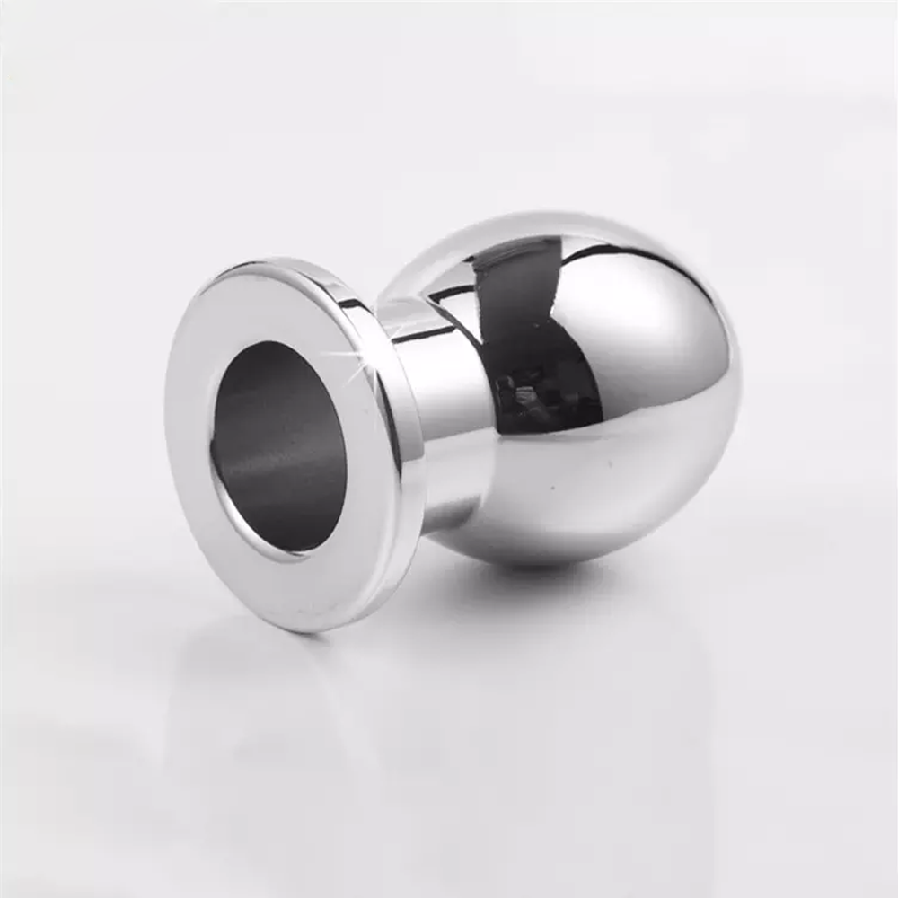 Steel Hollow Butt Plug Peachy BDSM Steel Hollow Butt Plug Peachy BDSM
