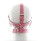 Ball Gag Gimp Bridle - Pink