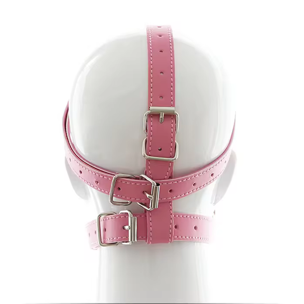 Ball Gag Gimp Bridle - Pink