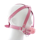 Ball Gag Gimp Bridle - Pink