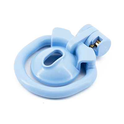 Basic Inverted Chastity Cage - Blue
