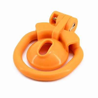 Basic Inverted Chastity Cage - Orange