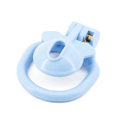 Basic Micro Chastity Cage - Blue