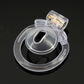 Basic Micro Chastity Cage - Clear