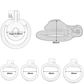 Basic Micro Chastity Cage - Black