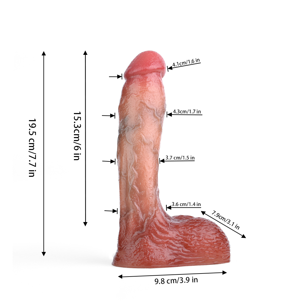 Blake 6 Inch Realistic Dildo