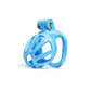 Blue Python Chastity Cage - Nub