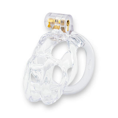 Clear Cobra Chastity Cage - Small