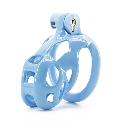 Cobra Blue Chastity Cage - Small