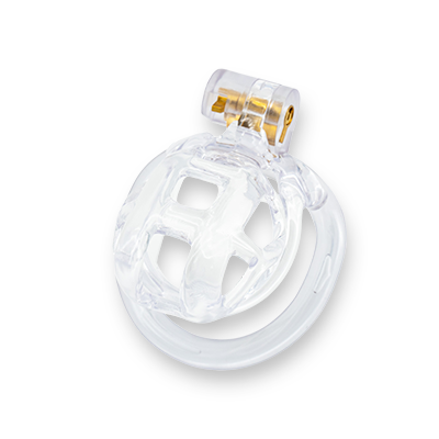 Cobra Clear Chastity Cage - Nub